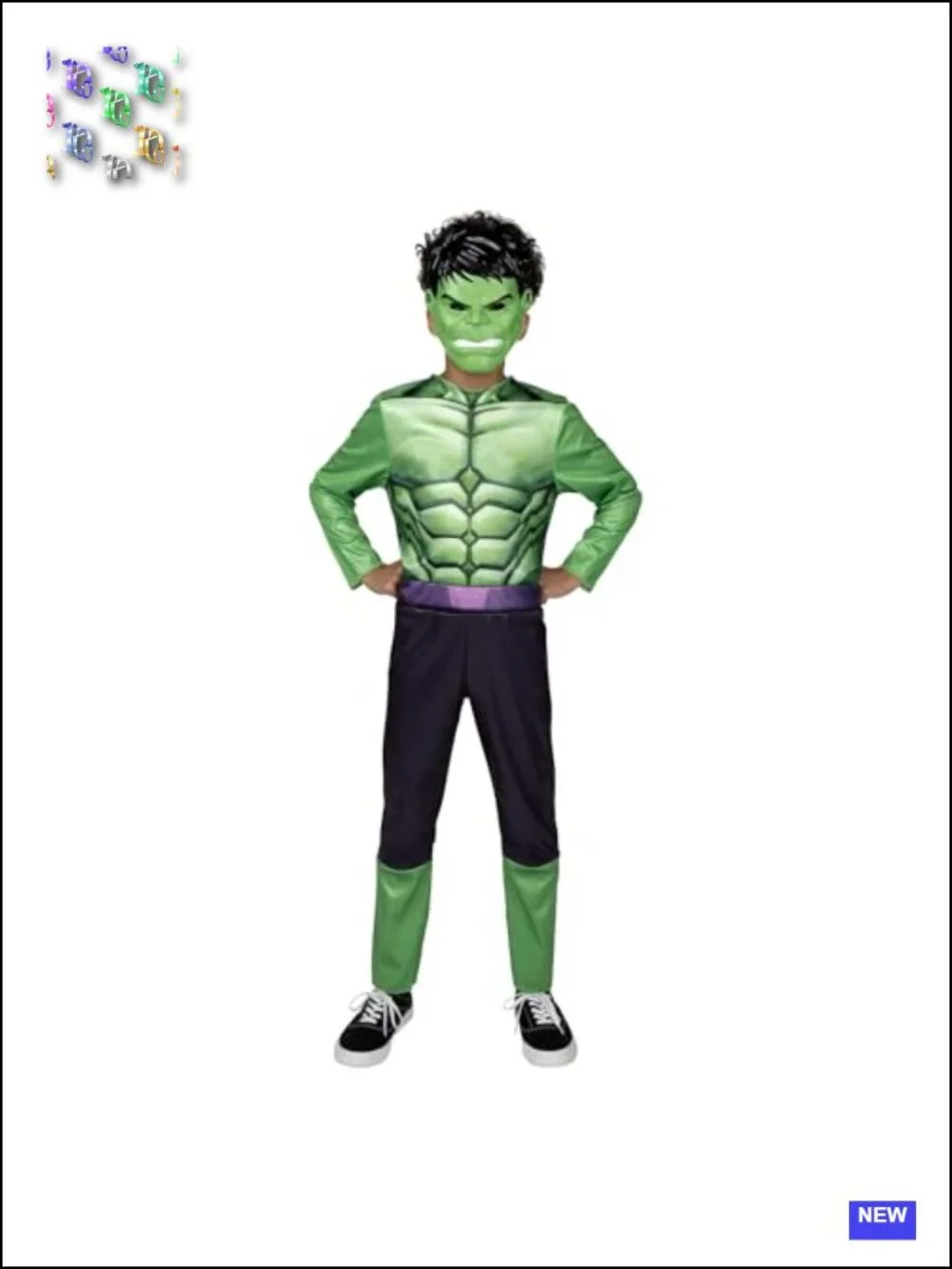 Hulk Youth Halloween Costume Jumpsuit with Mask